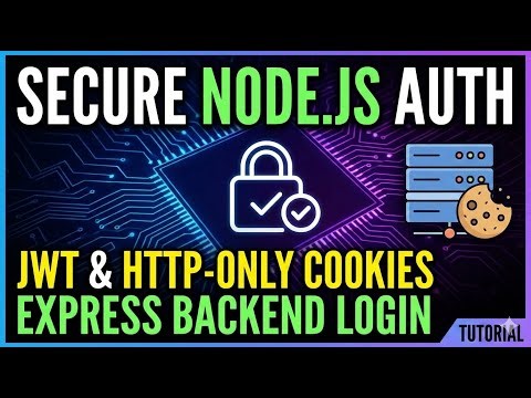 Secure Authentication in Node.js using JWT & HTTP-Only Cookies (Backend Only)