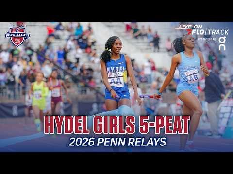 Hydel Girls DOMINATE 4x400m for a 5-PEAT | 2026 Penn Relays