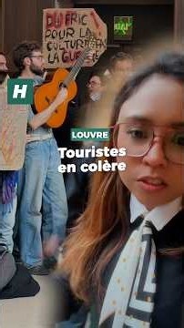 Le Louvre bloqué par des étudiants : la colère des touristes