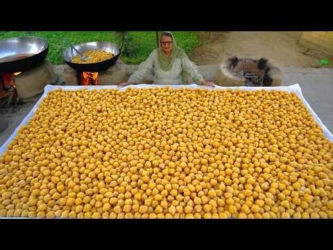1 MILLION CHICKPEAS Cooked By Our Granny | Village food | Indian street food | Veg Recipes