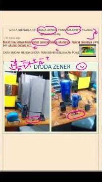 HOW TO REPLACE A ZENER DIODE THAT HAS LOST VALUE