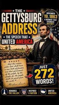 The 272-Word Speech That Changed America 🇺🇸🎙️ #americanhistory #documentary #unbreakingamerica #usa