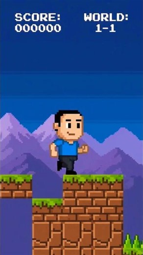 AI Made This Super Mario Style Game! 🎮🤖 #shorts