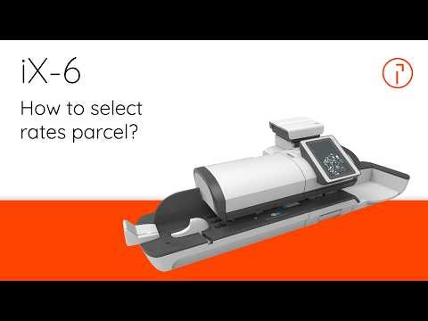 iX-6 Quadient Franking Machine | How to select rates parcel | Avoid Pricing Errors Instantly | UK