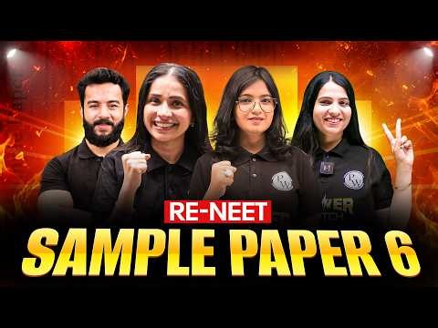 RE-NEET 2026 | Sample Paper 6 Physics Chemistry Zoology Botany | Physics wallah | Mission 30 Neet PW