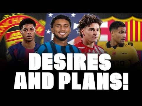 🚨 UNITED X2! JULIAN ALVAREZ AND BARÇA, RASHFORD DESIRE, AKANJI, JOÃO GOMES, EDERSON IN LIST…