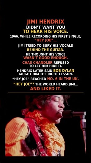 JIMI HENDRIX DIDN’T WANT YOU TO HEAR HIS VOICE! 🎸 | HEY JOE