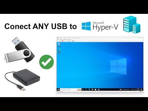 How to connect ANY External USB to Hyper-v virtual machine (Mass Storage Disk / Flash Drive)