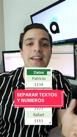 Separación de Textos y Números en Excel: Método Explicado