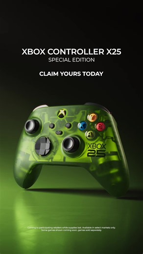 Pulled straight from the 2001 save file. The XBOX Wireless Controller X25 Special Edition is now available #XBOX #OGXBOX #SpecialEdition