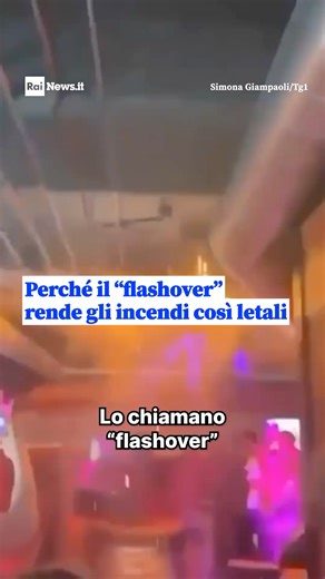 Perché il "flashover" rende gli incendi così letali È il passaggio rapidissimo da un incendio "in crescita" a uno pienamente sviluppato dentro un ambiente chiuso Simona Giampaoli/Tg1 Guarda il video completo su RaiNews.it | RaiNews