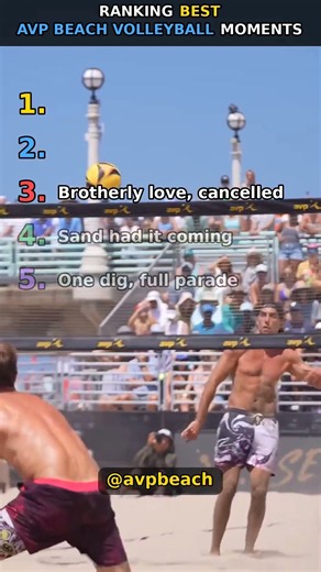 AVP Beach Volleyball's Most Desperate Dives #avpbeachvolleyball #ranking