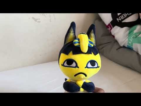 Animal Crossing Ankha plush unboxing 