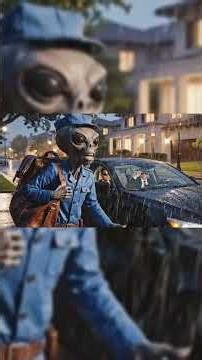 this alien is DONE with his job #alien #humor #shorts