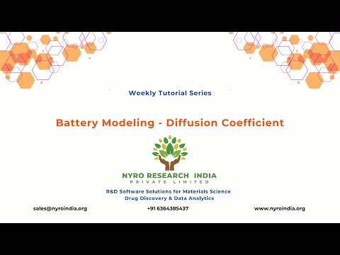41 Battery Modeling - Diffusion Coefficient