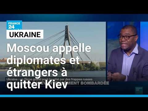Ukraine : un deuxième pont de Kiev touché par des frappes russes • FRANCE 24