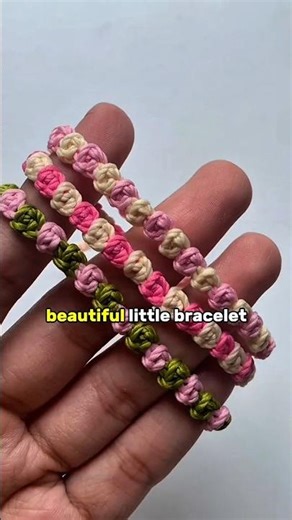Make This Handmade Rose Bracelet Everyone Will Notice🌹