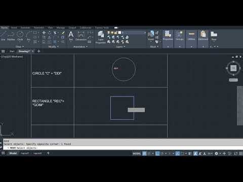 Tutorial Autocad For Beginner Chapter #1!!!!