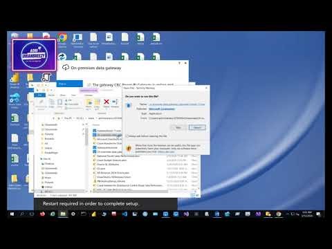 Updating the on premise data gateways