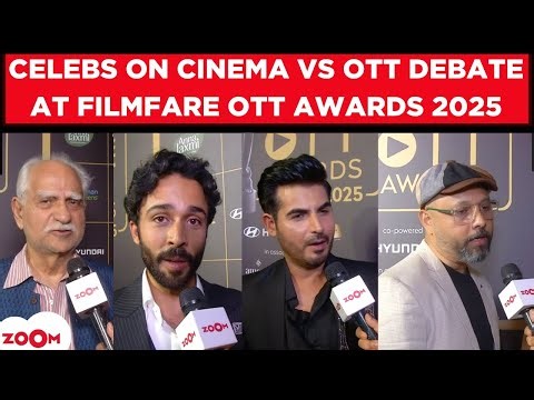 Filmfare OTT Awards 2025 | Ramesh Sippy, Omkar Kapoor, Zahan Kapoor REACT to Cinema vs OTT debate