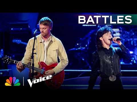 Brayden and Cade Bring the COUNTRY to “Wondering Why” | The Voice Battles | NBC