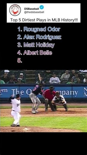 Top 5 Dirtiest Plays in MLB History 🤔