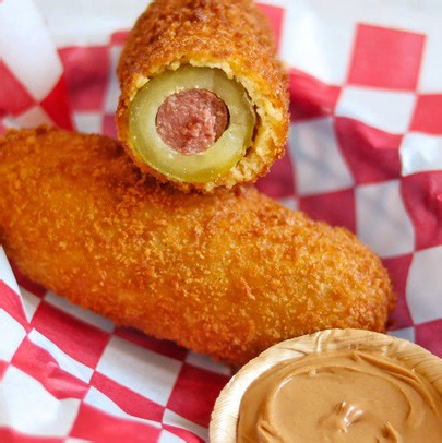 Copycat Disneyland pickle corn dog recipe