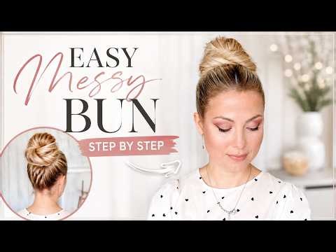 How to Do a High Bun with Just a Claw Clip
