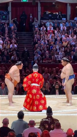 This video of a Sumo Wrestler is going viral.