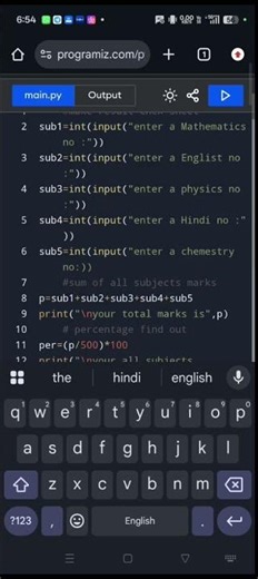 python se result or grade system part-2🔥💻⚡
