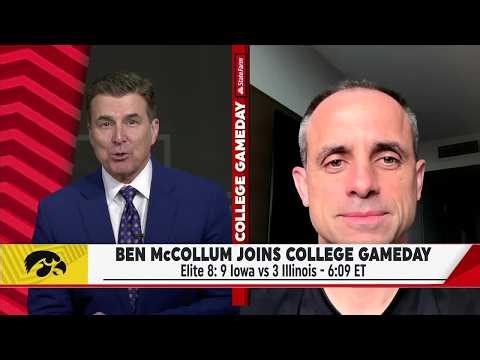 Iowa HC Ben McCollum is LIVING THE BOUJEE LIFE now in the Big Ten 😮‍💨 | College GameDay