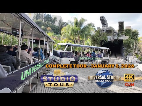 Complete Universal Studios Hollywood Studio Tour Backlot Tram Paul Sage January 5, 2026