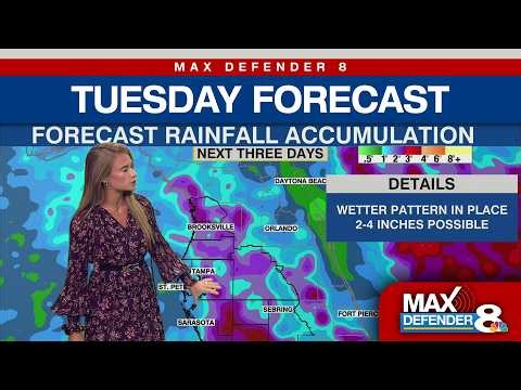 Tuesday Tampa Forecast | Max Defender 8
