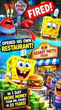 MrKrabs fired SpongeBob. #fouryou #spongebob