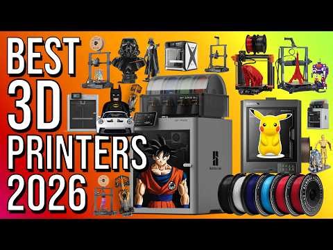 Top 3D Printers of 2026 - From Best $300 to $10k 3D Printers – Watch This Before Buying 3D Printers!