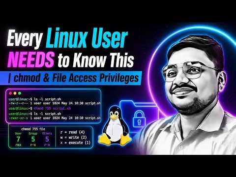 Every Linux User NEEDS to Know This | chmod & File Access Privileges
