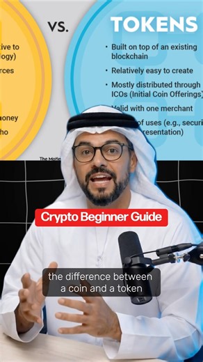 Coins vs tokens and cold wallets explained in simple crypto basics. #crypto #blockchain #basics