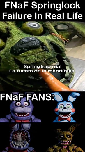 FNaF SPRINGLOCKS IN REAL LIFE - FNaF Fans: