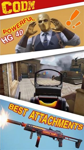 HG 40 SMG Best Attachments for Multiplayer Rank Match in #codm