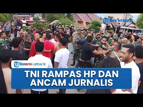 Oknum TNI Rampas HP hingga Mengancam Jurnalis saat Liput Demo di Aceh, AJI Lhokseumawe Mengecam
