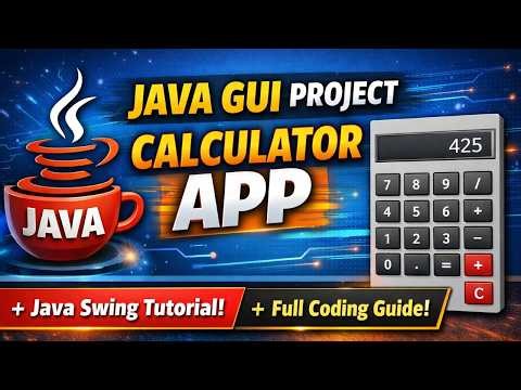 Java GUI Project: Simple Calculator using Java Swing
