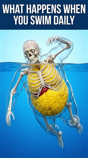 Swimming Every Day — Body Fat vs Fitness Changes Swimming is one of the best full-body workouts. It engages your arms, legs, core, and back at the same time while your body works against the resistance of water. Here’s what regular swimming can do: • Burn a significant number of calories • Improve cardiovascular endurance • Strengthen muscles across the whole body • Support gradual body fat reduction Unlike many land exercises, swimming is low-impact, which means less stress on your joints while