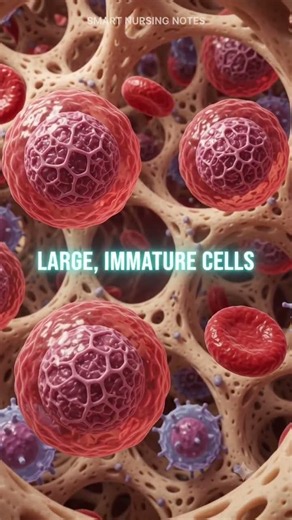 Megaloblastic Anemia 🩸 | Vitamin B12 & Folate Deficiency in 3D #Shorts