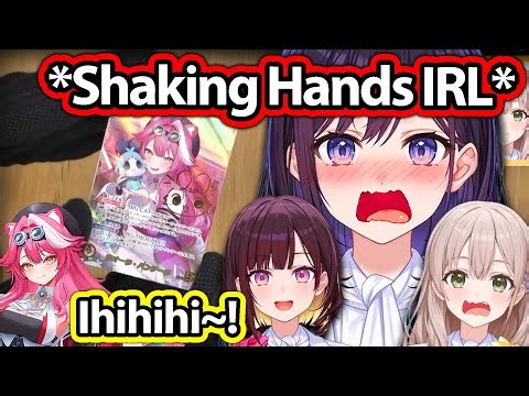 Ihihi-chan, Sayaka and Yuki Reaction Pulling Raora's Signed Card is Priceless 【Hololive】