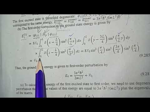 (Part 5)Quantum mechanics by zettli chapter 9 (9.3 problem)