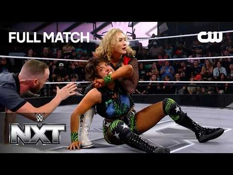 FULL MATCH: Lizzy Rain vs. Nikkita Lyons | WWE NXT | The CW