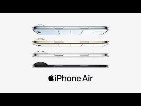 iPhone Air: Incredibly light and thin with pro-level performance