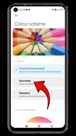 How To Set Colour Scheme setting In Xiaomi Phone 🔥 #shorts #viral #tech