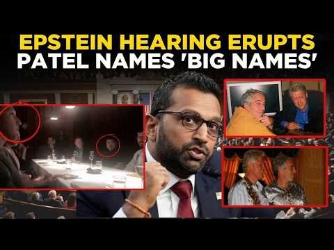 US NEWS LIVE: Kash Patel Drops ‘Big Names’ in Epstein Hearing, Major Arrests Coming Next?