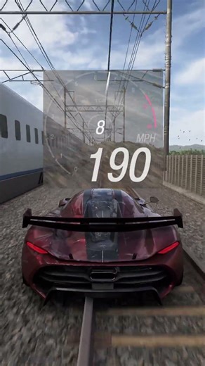 I Raced Japan's Bullet Train in Forza Horizon 6 #forzahorizon6 #shorts